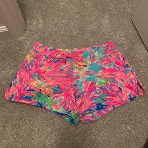 Lilly Pulitzer women’s neon lounge shorts